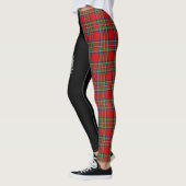 Clan Stewart Crest & Tartan Leggings (Links)