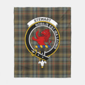 Clan Stewart Hunting Weathered (Stuart) van Bute T Fleece Deken (Voorkant)