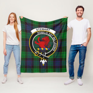 Clan Stewart Oud Modern (Stuart) van Bute Tartan P Fleece Deken