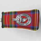 Clan Stewart | Stuart Crest & Tartan Golfheadcover (Voorkant)