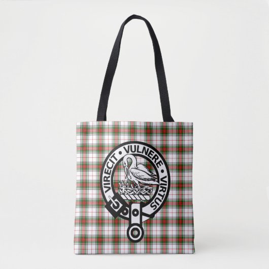 Clan Stewart Tartan Crest Canvas tas (Voorkant)