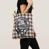 Clan Stewart Tartan Crest Tote Tas (Dichtbij)