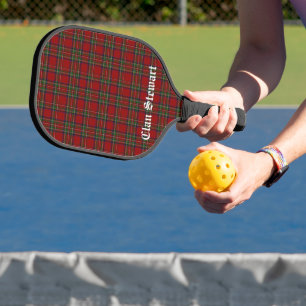Clan Stewart Tartan gepersonaliseerd Pickleball Paddle