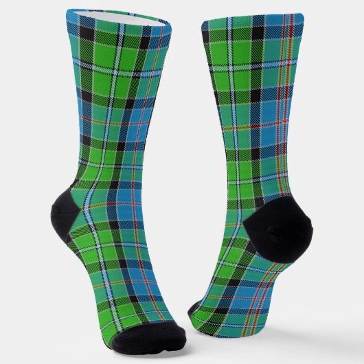 Clan Stirling Tartan Sokken (Gebogen)