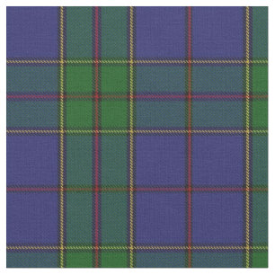 Clan Strachan Blue Green Scottish Tartan Stof
