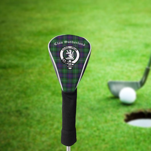 Clan Sutherland Crest & Tartan Golfheadcover