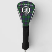 Clan Sutherland Crest & Tartan Golfheadcover (Voorkant)