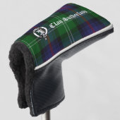 Clan Sutherland Crest & Tartan  Golfheadcover (3/4 voorkant)