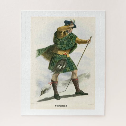 Clan Sutherland Legpuzzel (Verticaal)