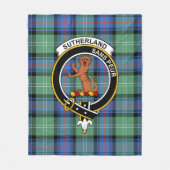 Clan Sutherland Old Ancient i Tartan Pset Fleece Deken (Voorkant)