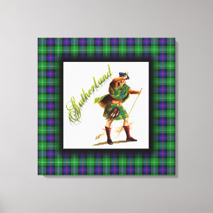 Clan Sutherland Scottish Dream Canvas Afdruk