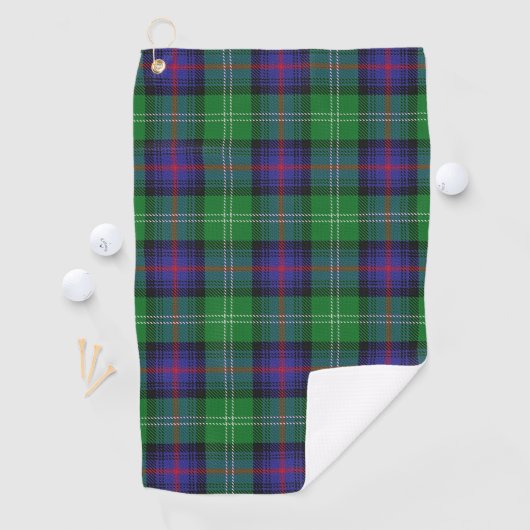Clan Sutherland Scottish Tartan Golfhanddoek (Insitu)