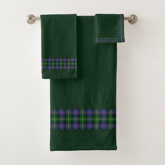 Clan Sutherland Tartan Bad Handdoek (Insitu)