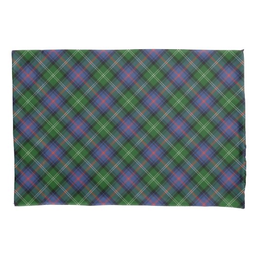 Clan Sutherland Tartan Kussensloop (Voorkant)