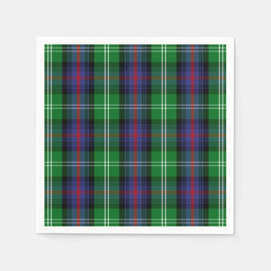 Clan Sutherland Tartan Servet (Voorkant)