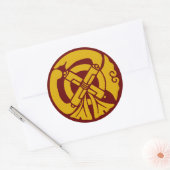 Clan Tachibana Crest (Kamon) Classic Round Sticker (Envelop)