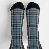Clan Thompson Dress Blue Tartan Sokken (Top)