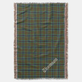 Clan Thomson Tartan Pset Custom Throw Blanket Deken (Voorkant Verticaal)
