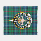 Clan Urquhart Ancient Tartan Pset Fleece Deken (Voorkant (Horizontaal))