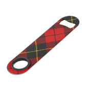 Clan Wallace Barre Tartan (Dos Angle)