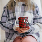 Clan Wallace Crest Badge en Tartan Koffiemok