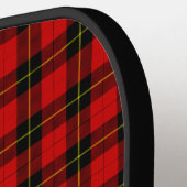 Clan Wallace Crest Badge en Tartan Pickleball Paddle (Links Detail)