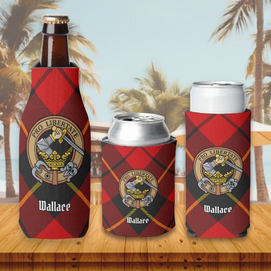 Clan Wallace Crest Bottle Cooler