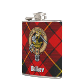 Clan Wallace Crest Flask Heupfles (Links)