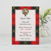 Clan Wallace Crest Invitation (Debout devant)