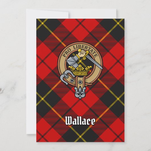 Clan Wallace Crest Invitation (Dos)