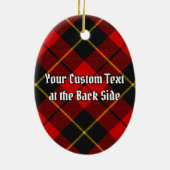 Clan Wallace Crest Ornement en céramique (Dos)