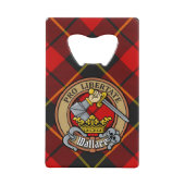Clan Wallace Crest over Tartan (Devant)