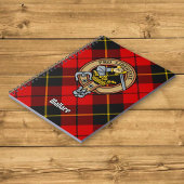 Clan Wallace Crest over Tartan Notitieboek
