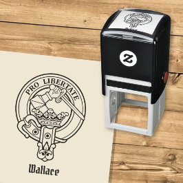 Clan Wallace Crest Self-Inking Stamp Zelfinktende Stempel