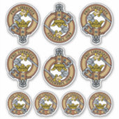 Clan Wallace Crest Sticker Set (Voorkant)