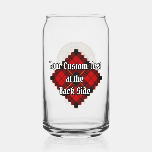 Clan Wallace Crest sur Tartan (Verso)