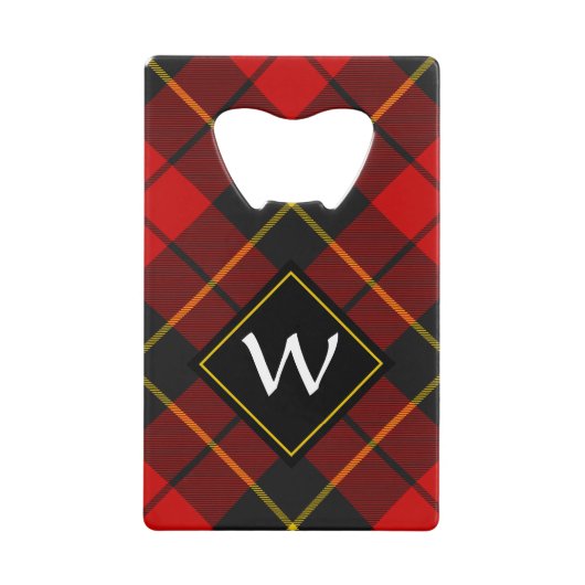Clan Wallace Crest sur Tartan (Devant)