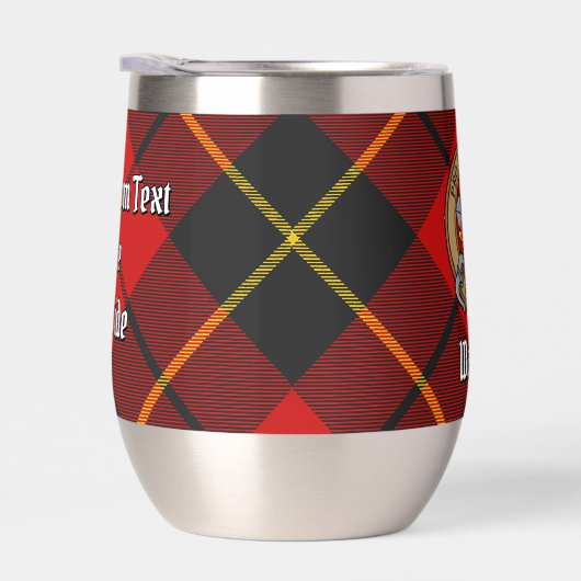 Clan Wallace Crest sur Tartan (Droite)