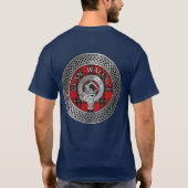 Clan Wallace Crest & Tartan Knot T-shirt (Achterkant)