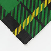 Clan Wallace Green Tartan Pset Fleece Deken (Hoek)