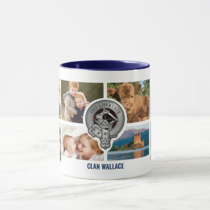 Clan Wallace Mug de famille personnalisée