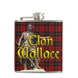 Clan Wallace Scottish Freedom Heupfles