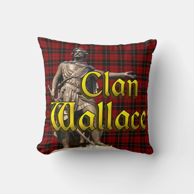 Clan Wallace Scottish Freedom Kussen (Voorkant)