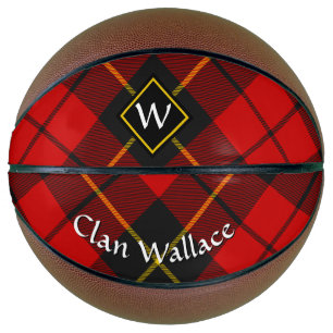 Clan Wallace Tartan Basketball Basketbal