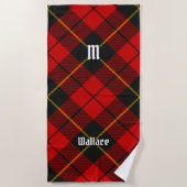 Clan Wallace Tartan Beach Towel Strandlaken (Voorkant)
