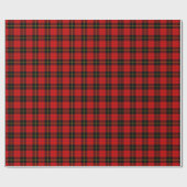 Clan Wallace Tartan Cadeaupapier (Vlak)