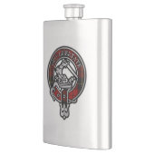 Clan Wallace Tartan Crest Flacon (Links)