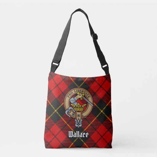 Clan Wallace Tartan Crossbody Sac (Devant)