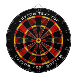Clan Wallace Tartan Dart Board Dartbord