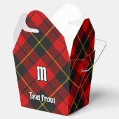 Clan Wallace Tartan Favor Box Bedankdoosjes (Geopend)